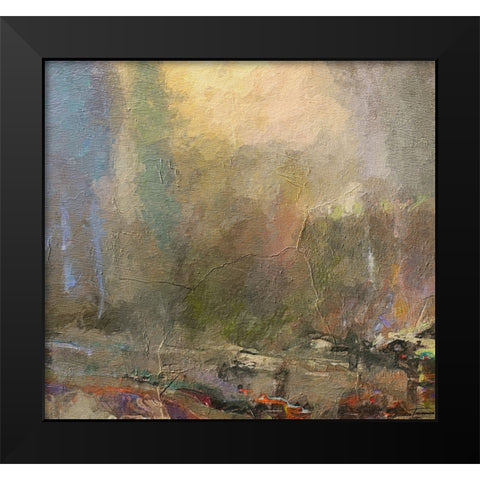 Musings II FX Black Modern Wood Framed Art Print by Tienhaara, Michael