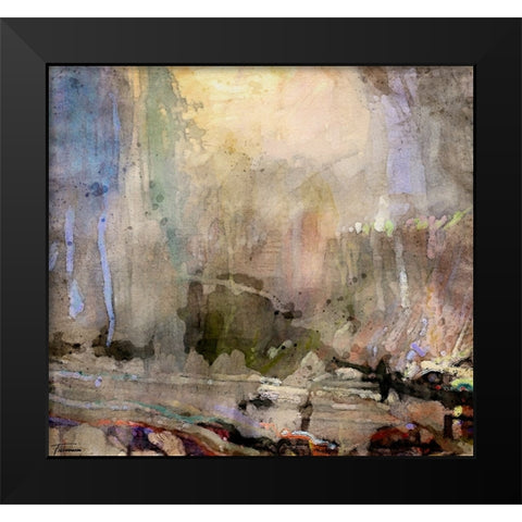 Musings II WC V I Black Modern Wood Framed Art Print by Tienhaara, Michael