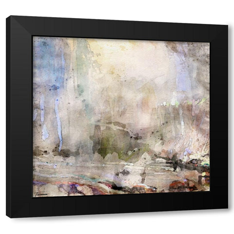 Musings II WC V II Black Modern Wood Framed Art Print with Double Matting by Tienhaara, Michael