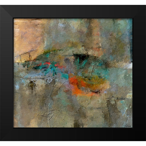 Reflective I FX Black Modern Wood Framed Art Print by Tienhaara, Michael