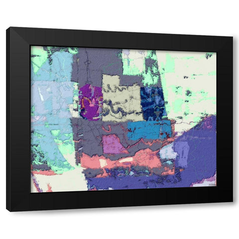 Sherbert I V 4 Black Modern Wood Framed Art Print with Double Matting by Tienhaara, Michael