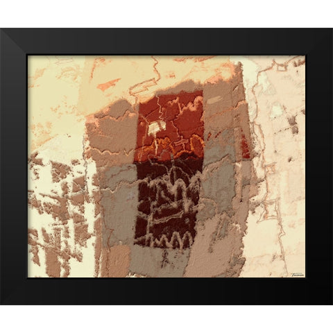 Sherbert II V 2 Black Modern Wood Framed Art Print by Tienhaara, Michael