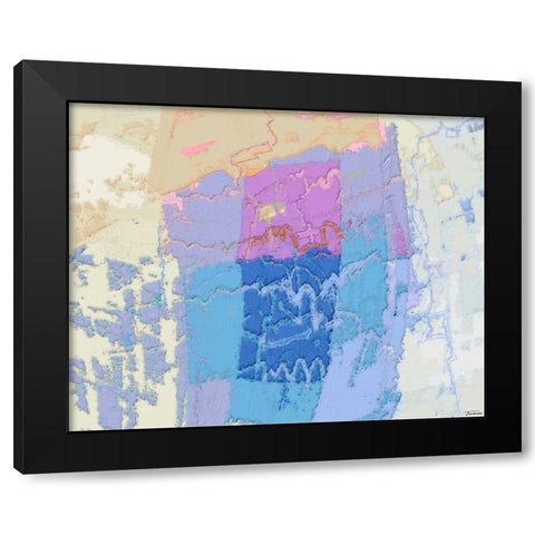 Sherbert II V 3 Black Modern Wood Framed Art Print by Tienhaara, Michael