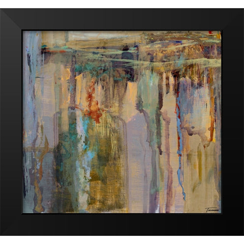 Musings I Black Modern Wood Framed Art Print by Tienhaara, Michael