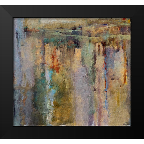 Musings I FX Black Modern Wood Framed Art Print by Tienhaara, Michael