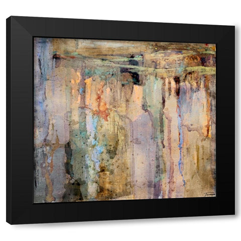 Musings I WC V I Black Modern Wood Framed Art Print with Double Matting by Tienhaara, Michael