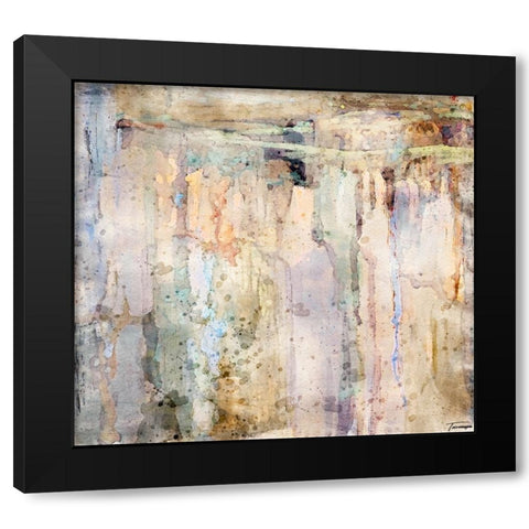 Musings I WC V II Black Modern Wood Framed Art Print with Double Matting by Tienhaara, Michael