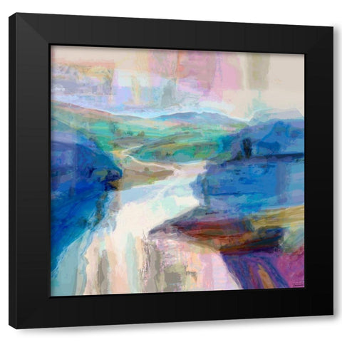 Grandeur II Black Modern Wood Framed Art Print with Double Matting by Tienhaara, Michael