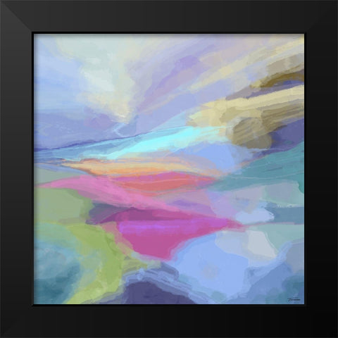 Transcendent II Black Modern Wood Framed Art Print by Tienhaara, Michael