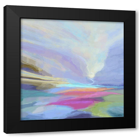 Transcendent III Black Modern Wood Framed Art Print by Tienhaara, Michael