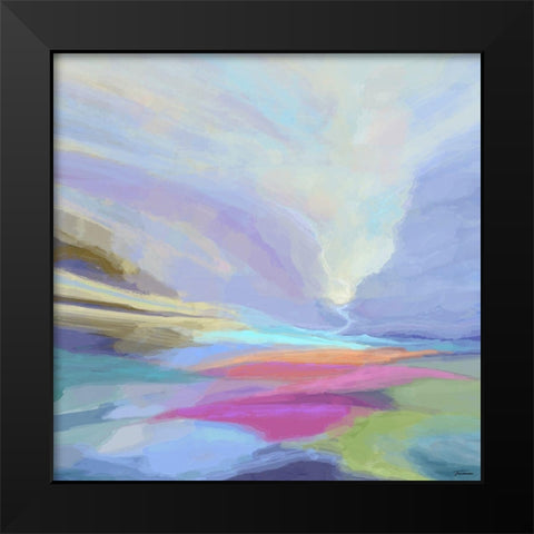 Transcendent III Black Modern Wood Framed Art Print by Tienhaara, Michael