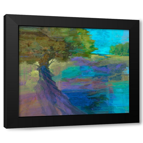 Forever II Black Modern Wood Framed Art Print with Double Matting by Tienhaara, Michael