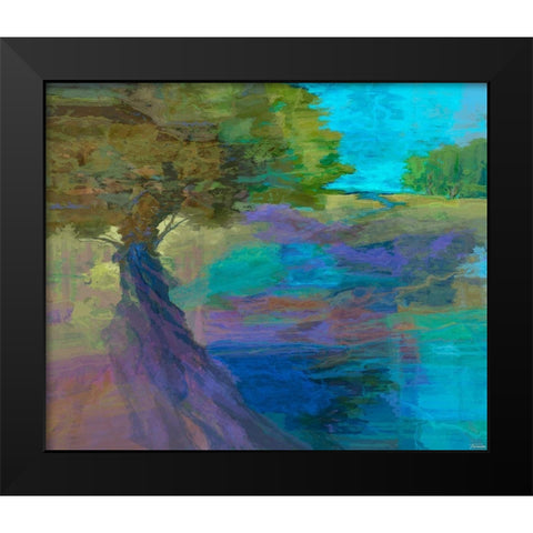 Forever II Black Modern Wood Framed Art Print by Tienhaara, Michael