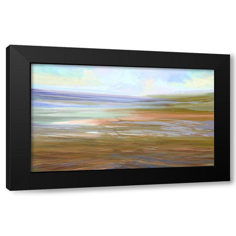 Autumn Song IV Black Modern Wood Framed Art Print by Tienhaara, Michael