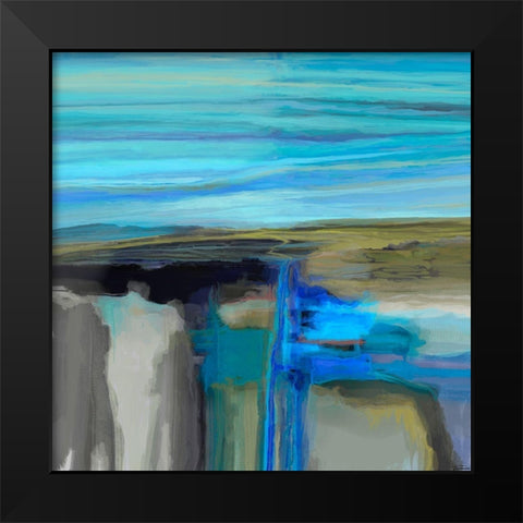 Perpetual II Black Modern Wood Framed Art Print by Tienhaara, Michael