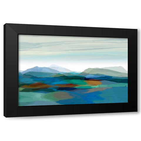 Majestic I Black Modern Wood Framed Art Print with Double Matting by Tienhaara, Michael
