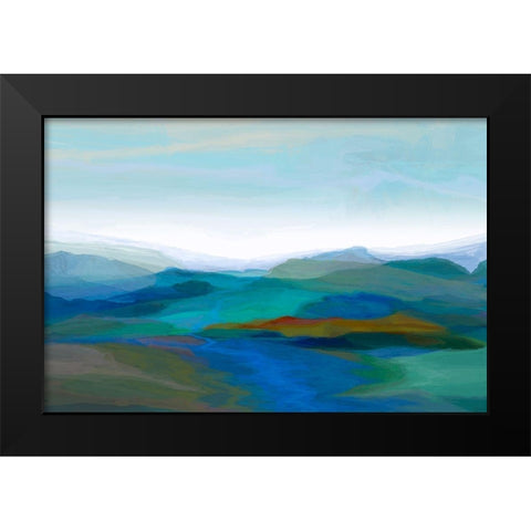 Majestic II Black Modern Wood Framed Art Print by Tienhaara, Michael