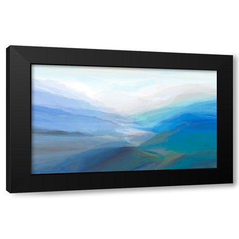 Canyon IV Black Modern Wood Framed Art Print with Double Matting by Tienhaara, Michael