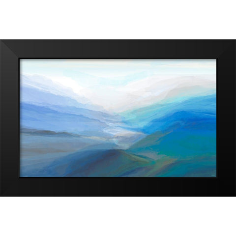 Canyon IV Black Modern Wood Framed Art Print by Tienhaara, Michael