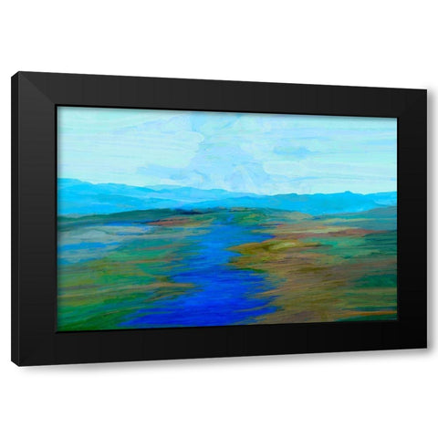 Endless Vista I Black Modern Wood Framed Art Print by Tienhaara, Michael