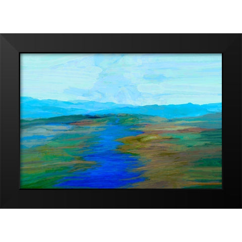 Endless Vista I Black Modern Wood Framed Art Print by Tienhaara, Michael