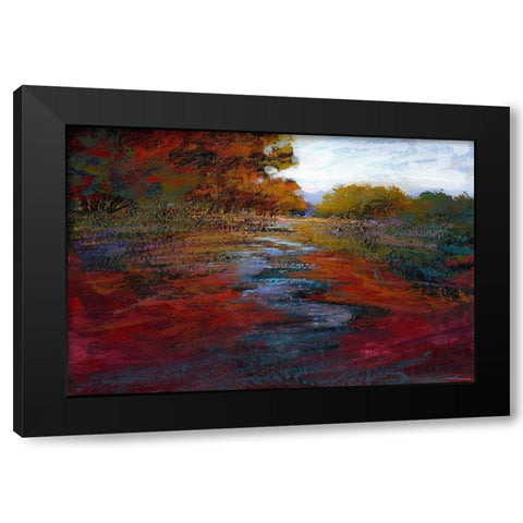 Serene Journey IV Black Modern Wood Framed Art Print by Tienhaara, Michael