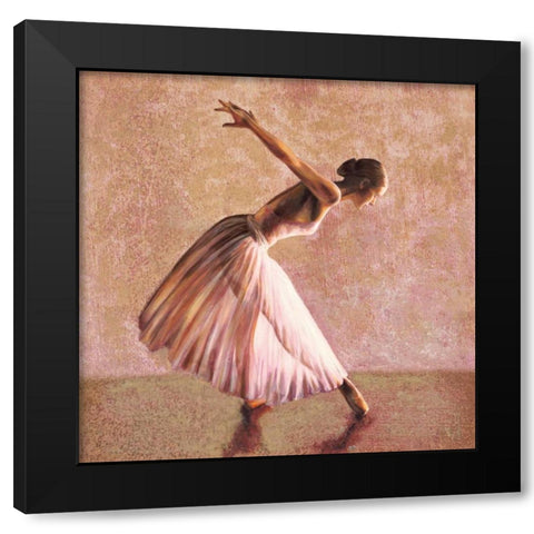 Magie Black Modern Wood Framed Art Print with Double Matting by Bassetti, Andrea