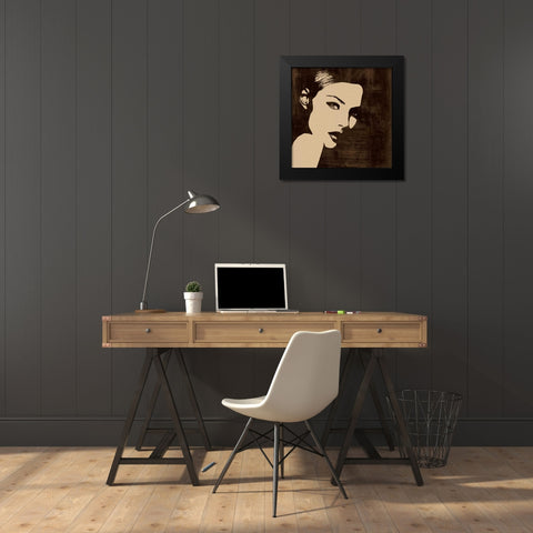 Deluxe I Black Modern Wood Framed Art Print by Cooper, Andrew