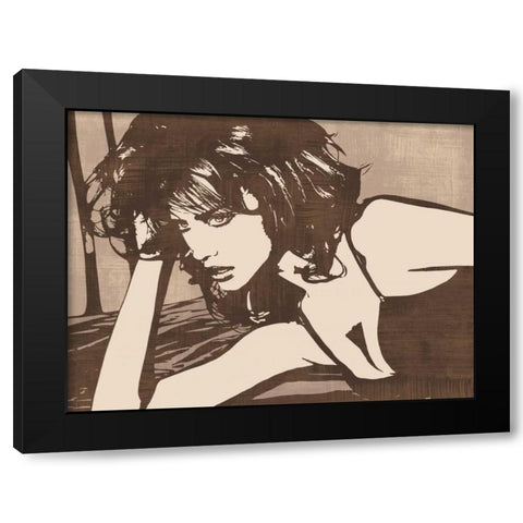 With Style Black Modern Wood Framed Art Print by Cooper, Andrew