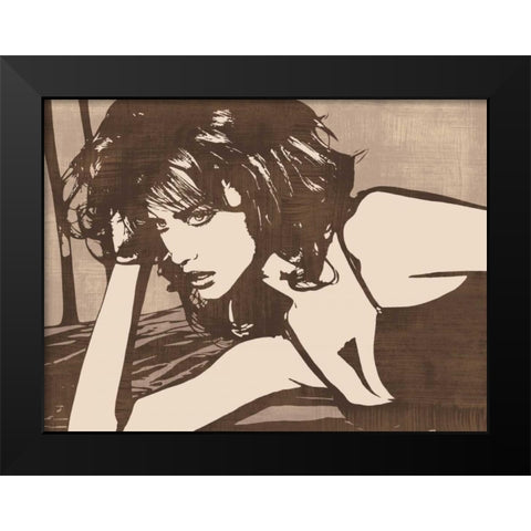 With Style Black Modern Wood Framed Art Print by Cooper, Andrew