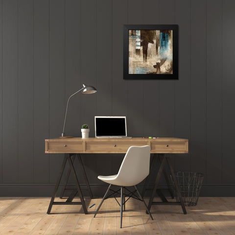 Force of Nature Black Modern Wood Framed Art Print by Edwards, Alex