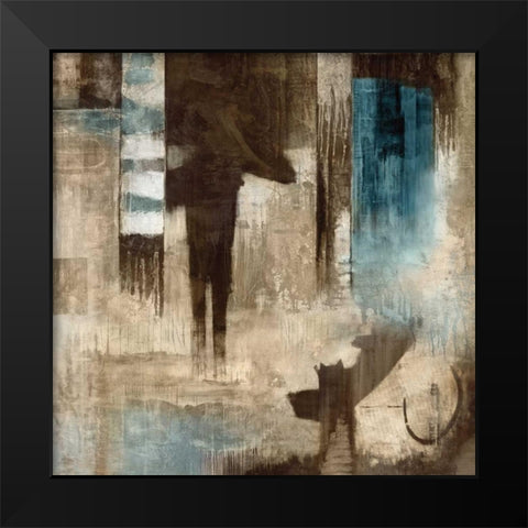 Force of Nature Black Modern Wood Framed Art Print by Edwards, Alex