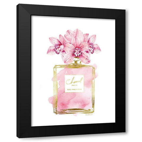 Perfume Bottle Bouquet XII Black Modern Wood Framed Art Print by Greenwood, Amanda
