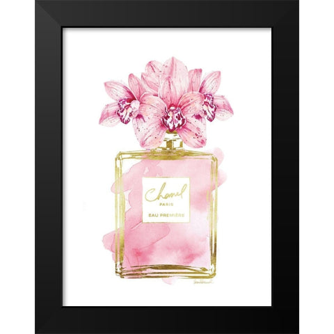 Perfume Bottle Bouquet XII Black Modern Wood Framed Art Print by Greenwood, Amanda