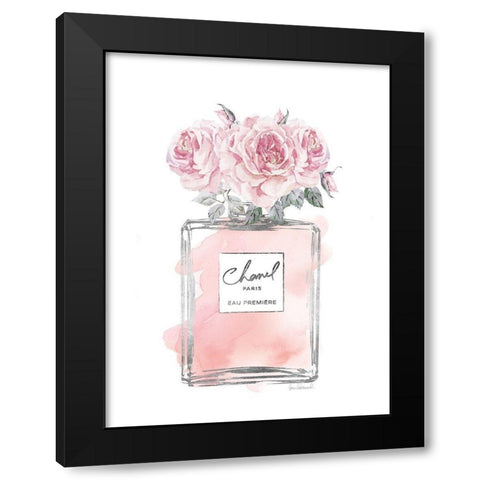 Silver Perfume and Flowers IV Black Modern Wood Framed Art Print with Double Matting by Greenwood, Amanda