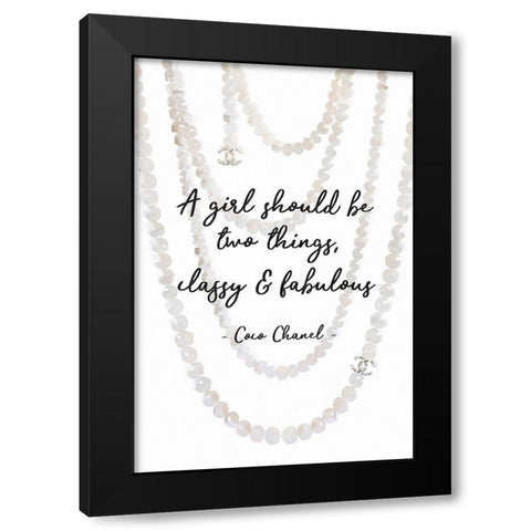 Classy and Fabulous Black Modern Wood Framed Art Print with Double Matting by Greenwood, Amanda
