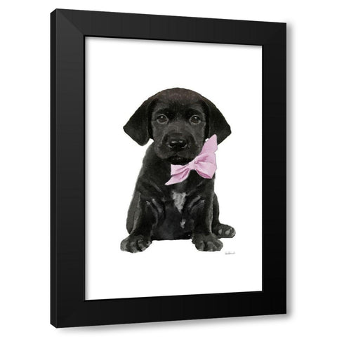 Labrador I  Black Modern Wood Framed Art Print with Double Matting by Amanda Greenwood