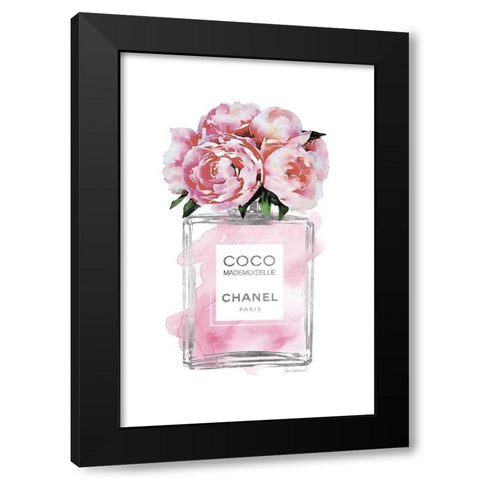 Perfume Bottle Bouquet XIV Black Modern Wood Framed Art Print with Double Matting by Greenwood, Amanda