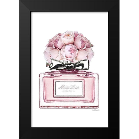Perfume Bottle Bouquet XV Black Modern Wood Framed Art Print by Greenwood, Amanda