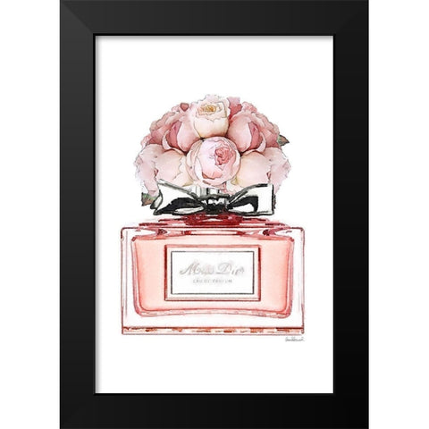 Perfume Bottle Bouquet XVI Black Modern Wood Framed Art Print by Greenwood, Amanda