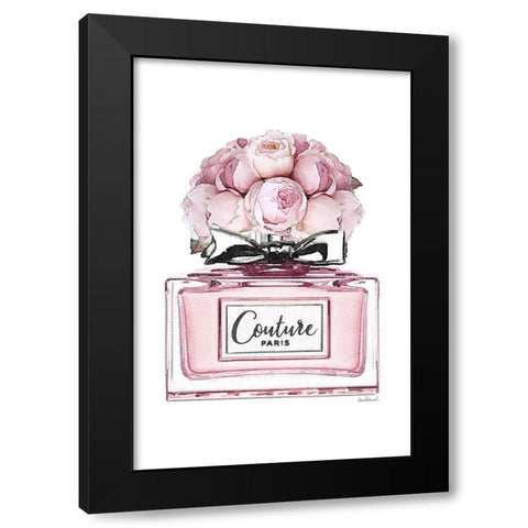 Perfume Bottle Bouquet XVII Black Modern Wood Framed Art Print with Double Matting by Greenwood, Amanda