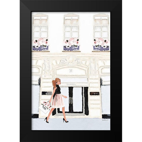 After Shopping Stroll Black Modern Wood Framed Art Print by Greenwood, Amanda