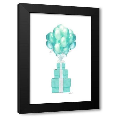 Fly Away Black Modern Wood Framed Art Print by Greenwood, Amanda