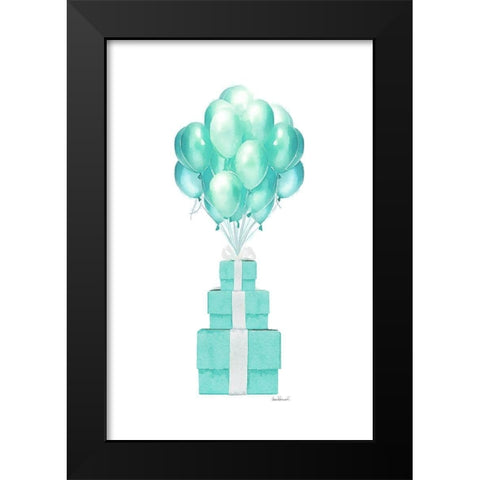 Fly Away Black Modern Wood Framed Art Print by Greenwood, Amanda