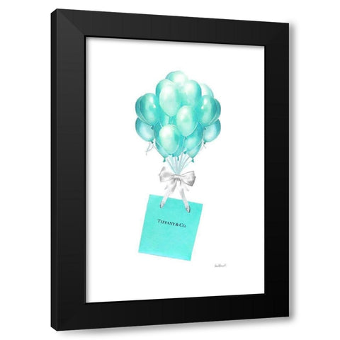 Fly Away II Black Modern Wood Framed Art Print by Greenwood, Amanda