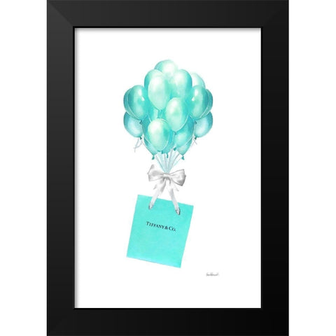 Fly Away II Black Modern Wood Framed Art Print by Greenwood, Amanda