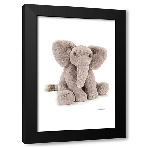 Elephant Black Modern Wood Framed Art Print by Greenwood, Amanda