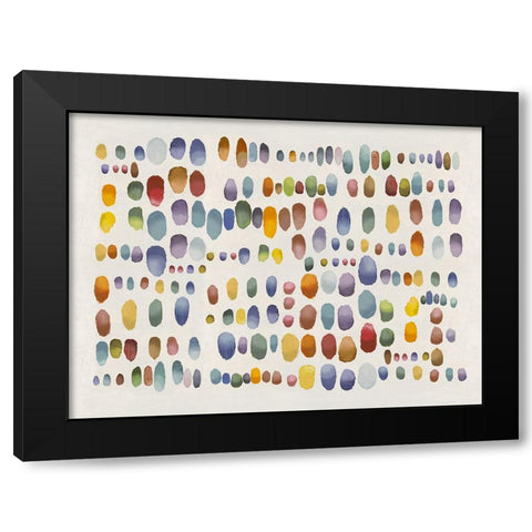 Playful III Black Modern Wood Framed Art Print with Double Matting by Perry, Angela