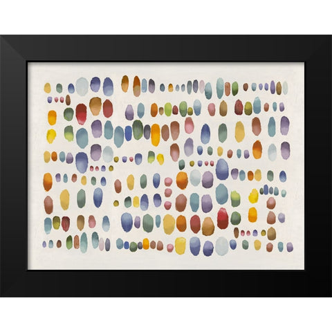Playful III Black Modern Wood Framed Art Print by Perry, Angela