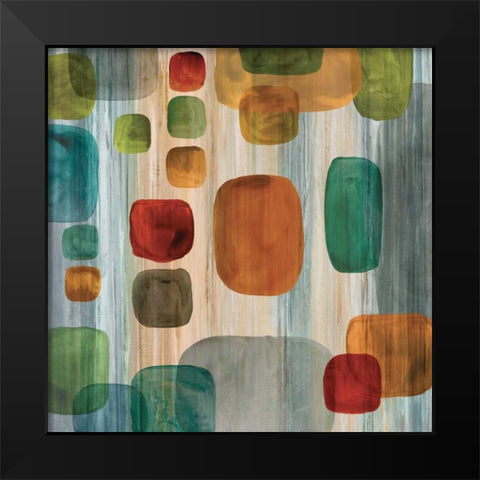 Suspended Gems I Black Modern Wood Framed Art Print by Perry, Angela